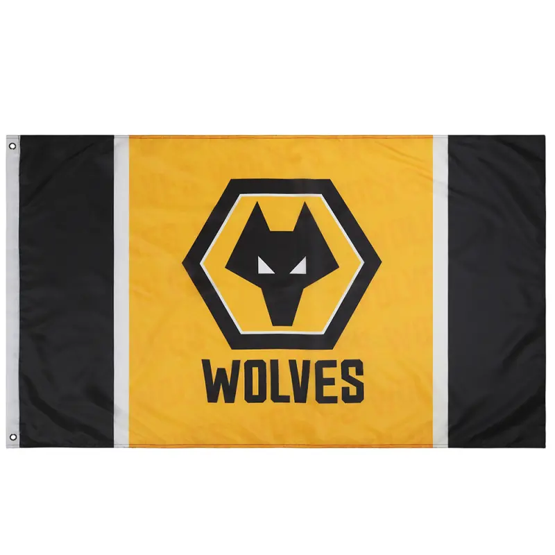 Wolves Kits Shop | Official 5ft x 3ft Flag Wolverhampton Wanderers Apparel